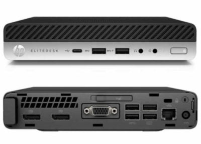 HP Elitedesk Micro PC - Intel Core i7 | 32GB RAM | 256GB SSD + 2TB HDD | Windows 11 | MS Office | Bluetooth | WiFi | 3 Years Doorstep Warranty