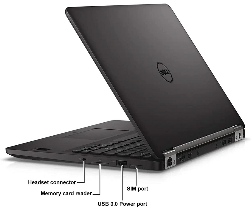Dell Latitude 7270 Touch Laptop - Intel Core i7 CPU | 16GB RAM | 512GB SSD | 12.5-inch | Win 11