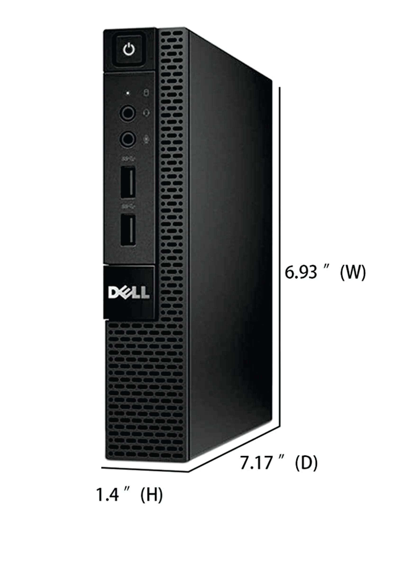 Dell Compact Computer Dell Tiny PC- Intel Core i7 | 16GB RAM | 1TB HDD + 256GB SSD | BT+WIFI ...